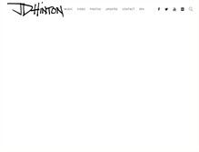 Tablet Screenshot of jdhinton.com